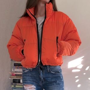 *SOLD*Cropped bomber never worn